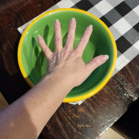 Large ceramic pet dish. BENEFITS RESCUE DOGS = CLOSET CLOSING - Picture 2 of 6